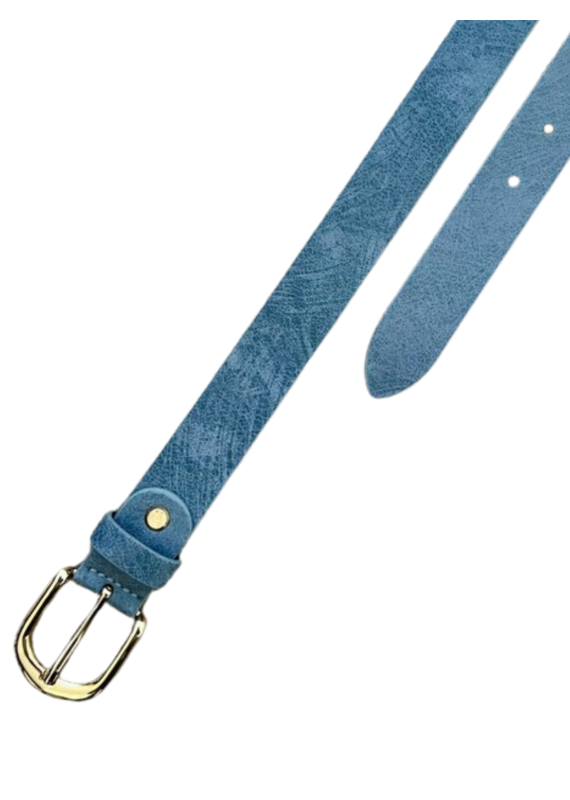 21Jewelz Musthave gold detailed riem - lichtblauw