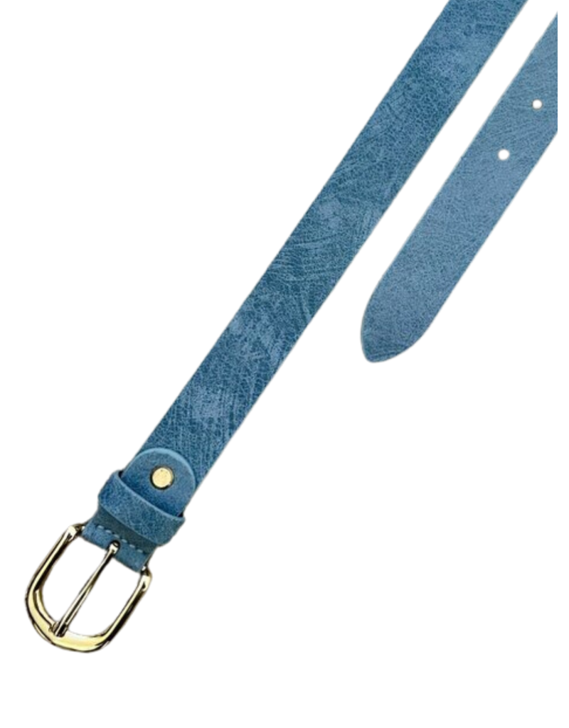 21Jewelz Musthave gold detailed riem - lichtblauw