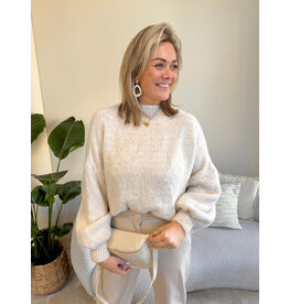 21Jewelz Knitted musthave trui - ecru