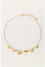 My Jewellery - Iconic ketting chunky hartje - goud