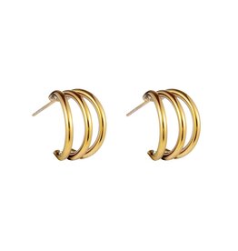 Go Dutch Label D&E - 3way hoop - goud