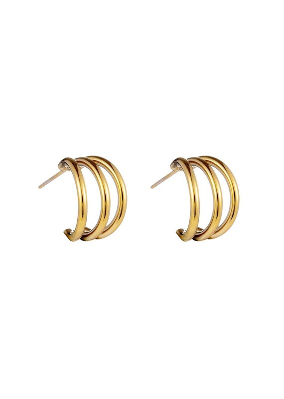 Go Dutch Label D&E - 3way hoop - goud