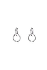 Go Dutch Label D&E - Twisted circle - zilver