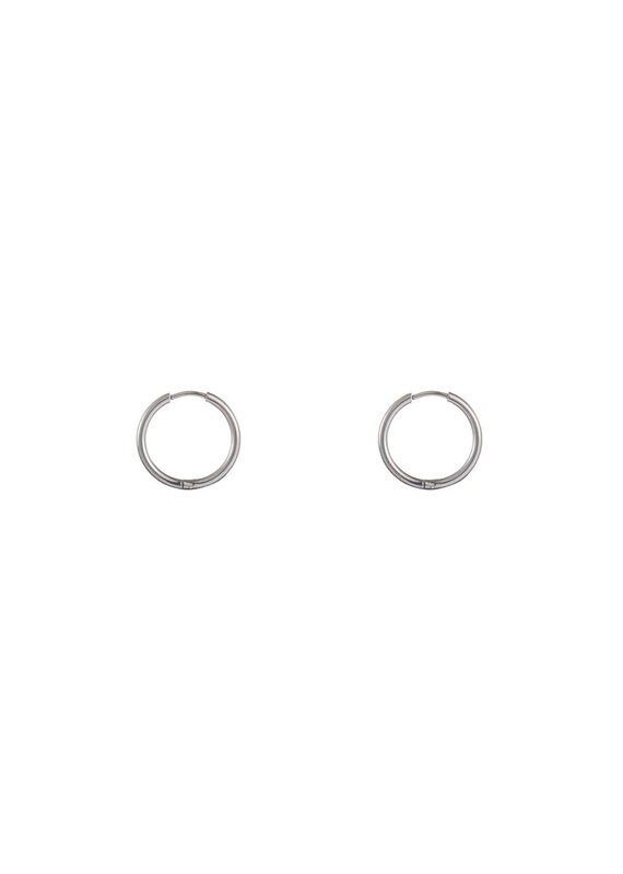 Go Dutch Label D&E - Oorring small - zilver