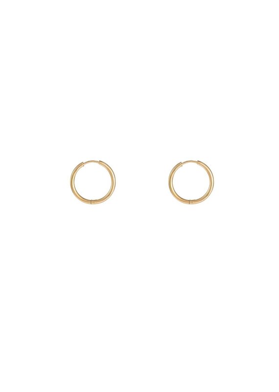 Go Dutch Label D&E - Oorring small - goud