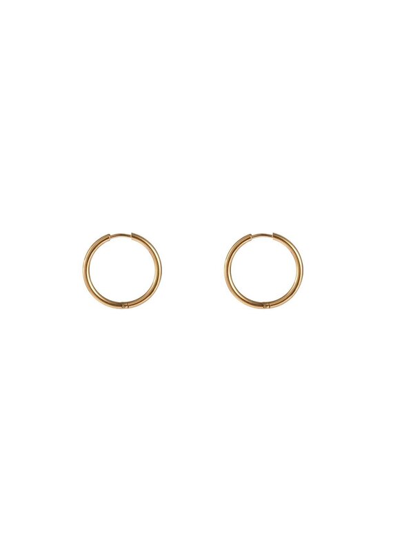 Go Dutch Label D&E - Oorring medium - goud