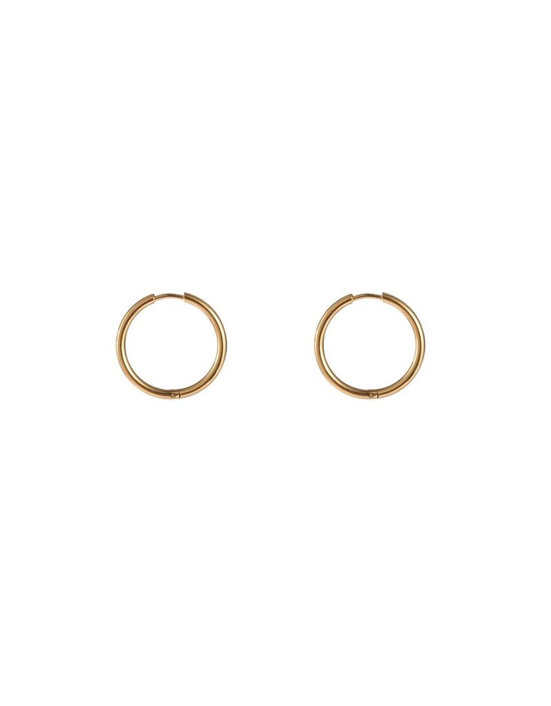 Go Dutch Label D&E - Oorring medium - goud