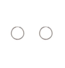 Go Dutch Label D&E - Oorring large - zilver