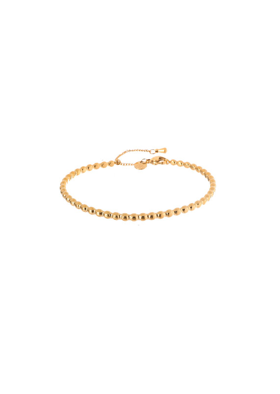 Go Dutch Label D&E - Small rounds bangle - goud