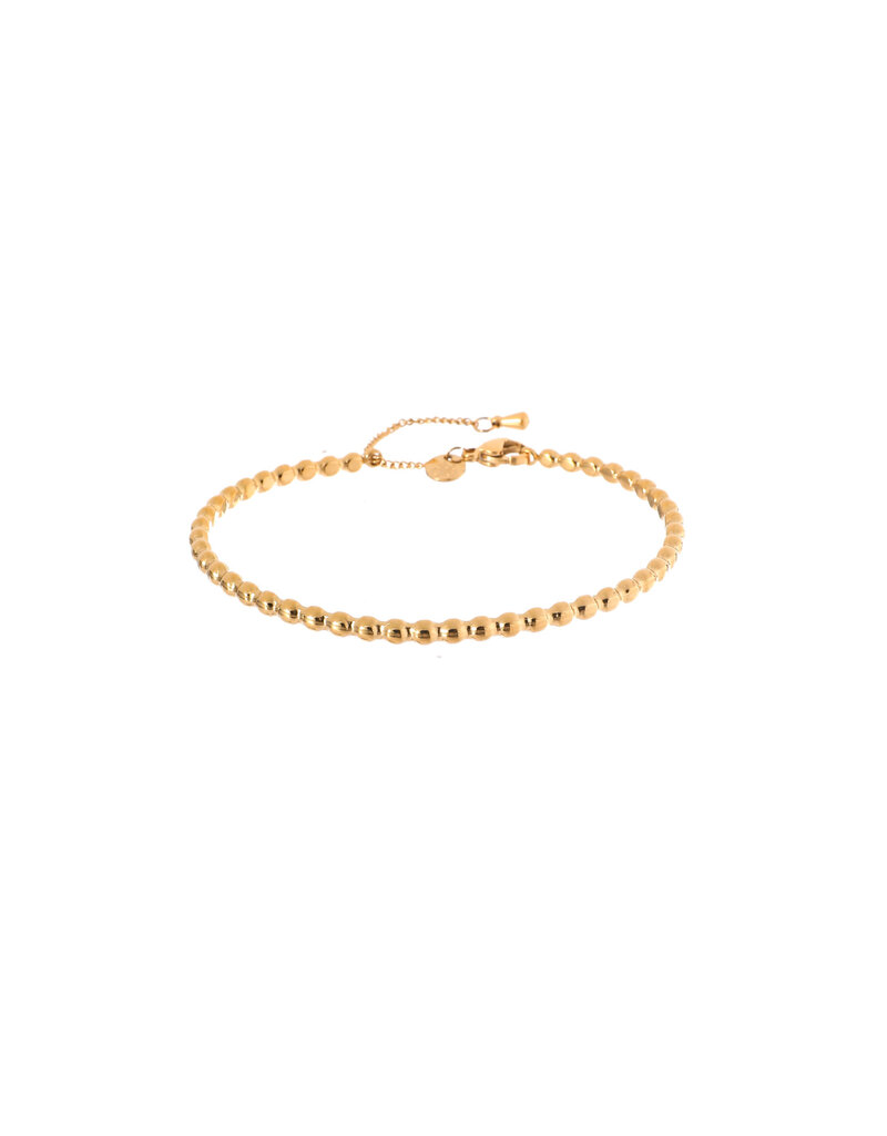 Go Dutch Label D&E - Small rounds bangle - goud