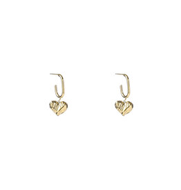 Go Dutch Label D&E - Heart hoop - goud