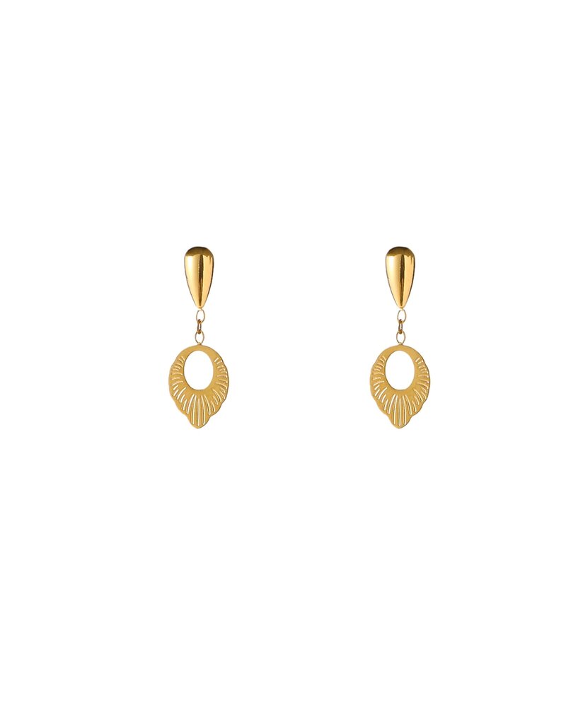 Go Dutch Label D&E - Drop stud - goud