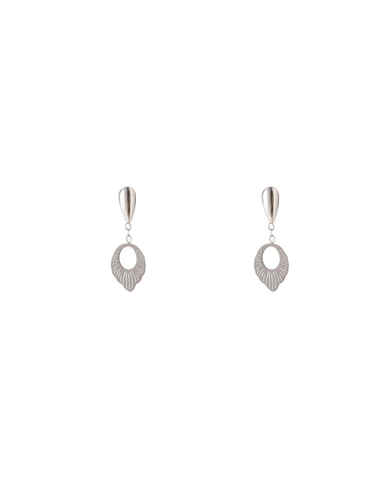 Go Dutch Label D&E - Drop stud - zilver