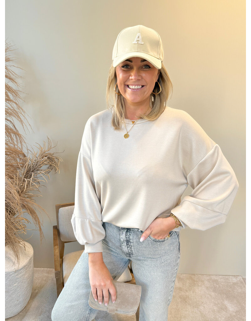 21Jewelz Effen trui - beige