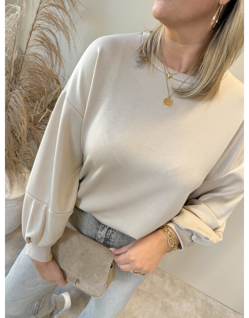 21Jewelz Effen trui - beige