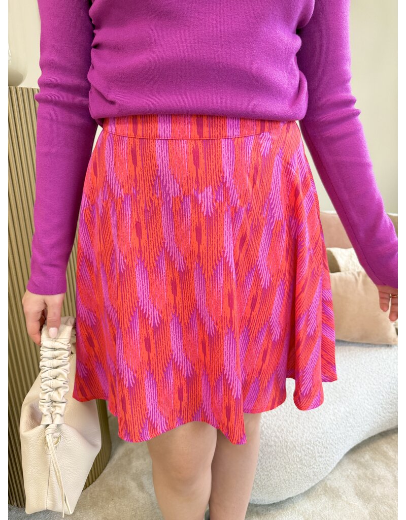 Lofty Manner Lofty Manner | Skirt Lotte - feather print