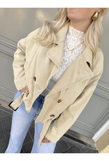 21Jewelz Kanten top met hartjes - ecru