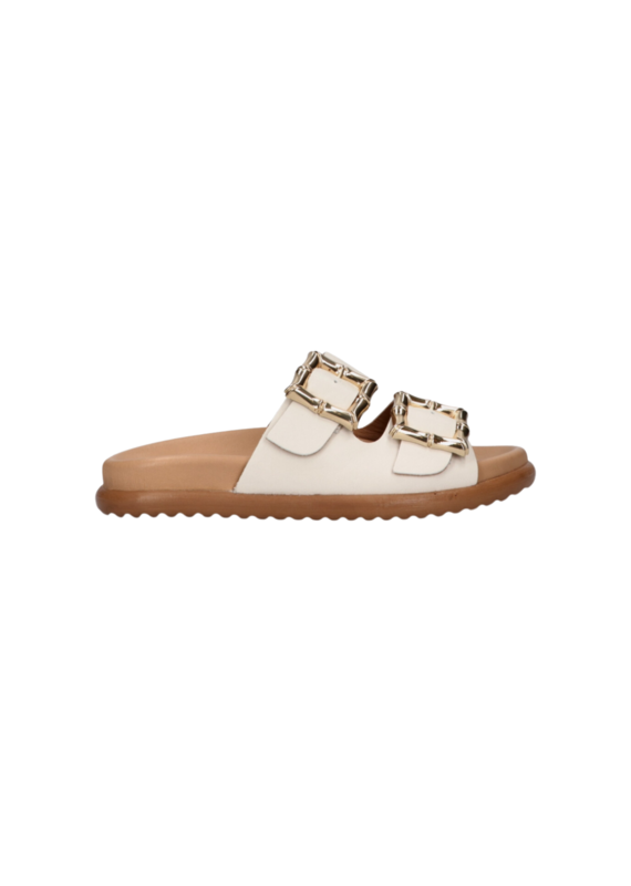 Tango Tango | Lilia buckle slipper - off white