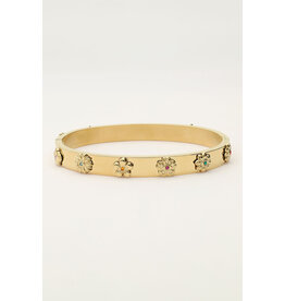 My Jewellery My Jewellery | Bangle met bloemen - goud