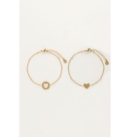 My Jewellery My Jewellery | Moeder & dochter armband - goud