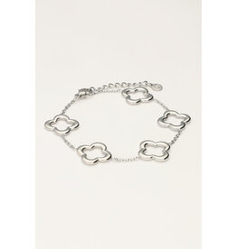 My Jewellery My Jewellery | Armband met vijf klavers - zilver