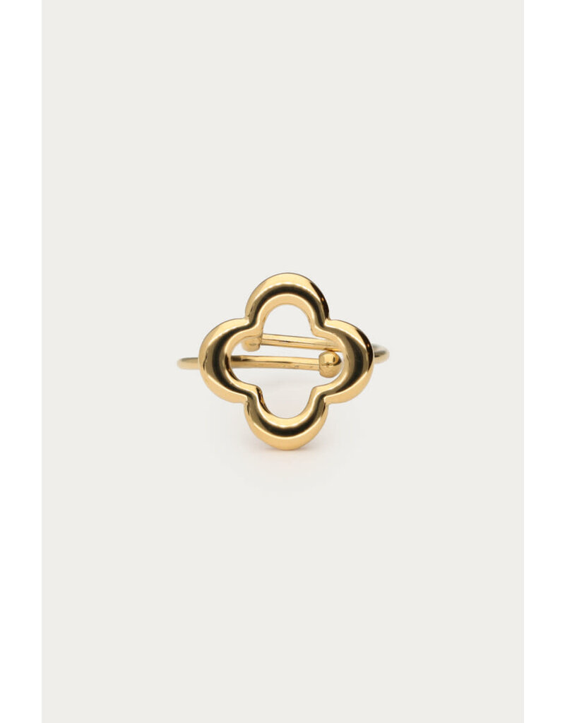 My Jewellery My Jewellery | Bold statement ring klaver medium - goud