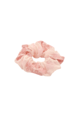 Liet & Joliet Liet & Joliet | Scrunchie - ecru met roze bloemen