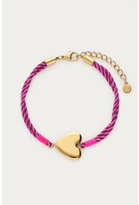 My Jewellery My Jewellery | Sunrocks touw armbandje hart - goud