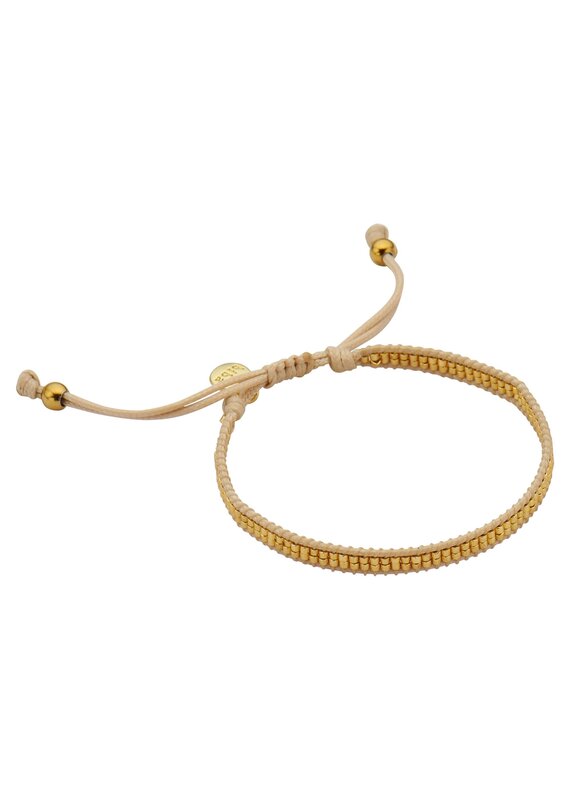 Biba Verstelbaar armbandje middel - goud