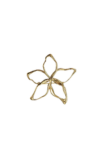 21Jewelz Open bloem broche - goud