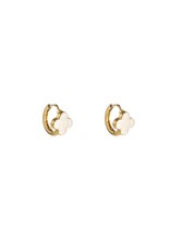 Go Dutch Label D&E | Pearly Clover Hoop - goud