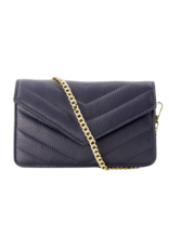 21Jewelz Tasje met gestikt patroon - blauw