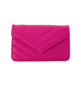21Jewelz Tasje met gestikt patroon - fuchsia
