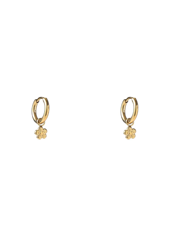 Go Dutch Label D&E - Simple flower hoop - goud
