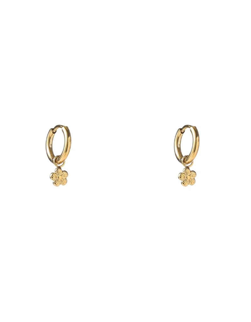 Go Dutch Label D&E - Simple flower hoop - goud