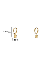Go Dutch Label D&E - Simple flower hoop - goud