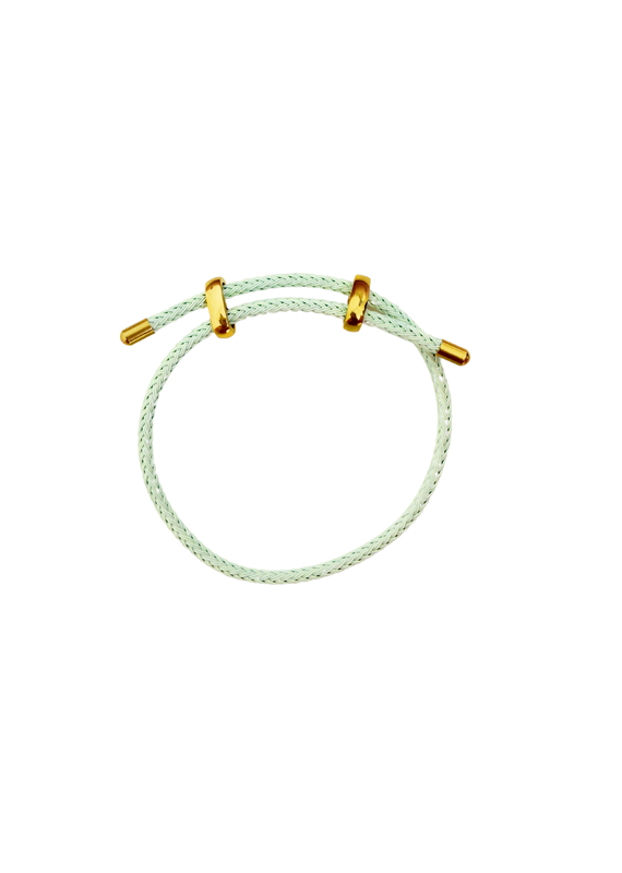 21Jewelz Schuifarmbandje - pastelgroen