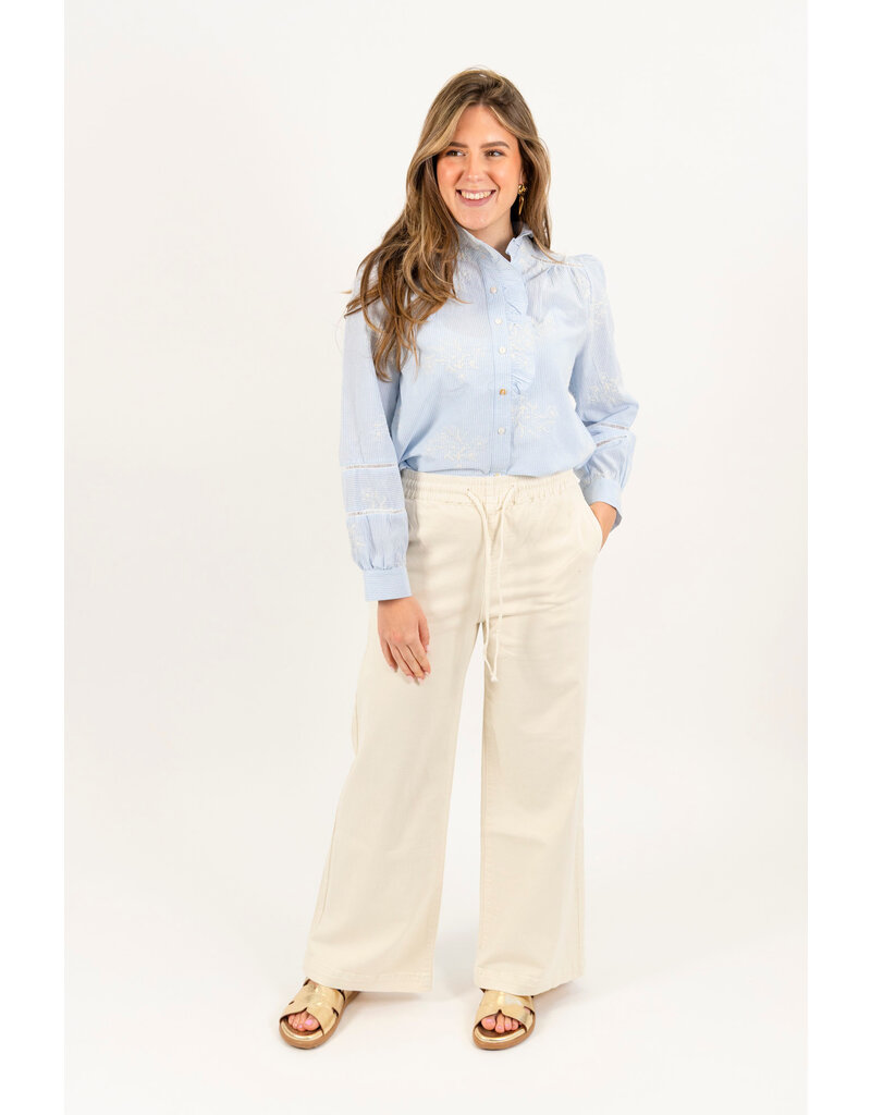 21Jewelz Baggy jeans met strik - ecru