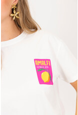 21Jewelz T-shirt Amalfi - wit