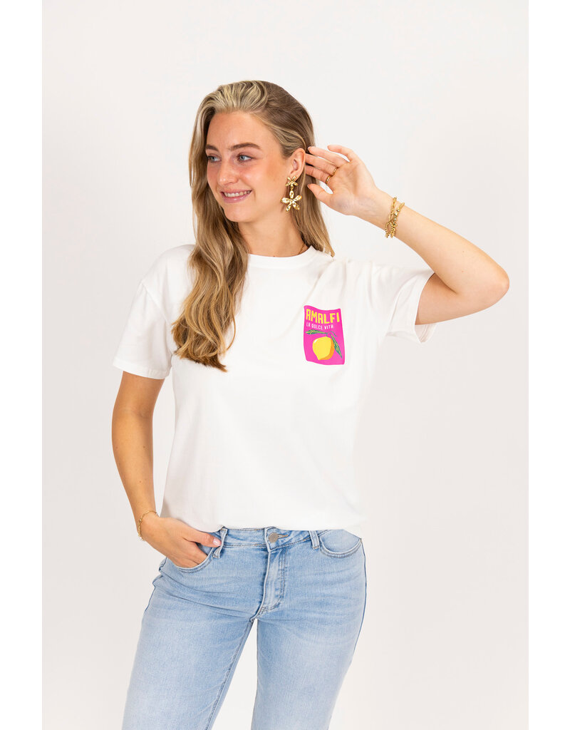 21Jewelz T-shirt Amalfi - wit