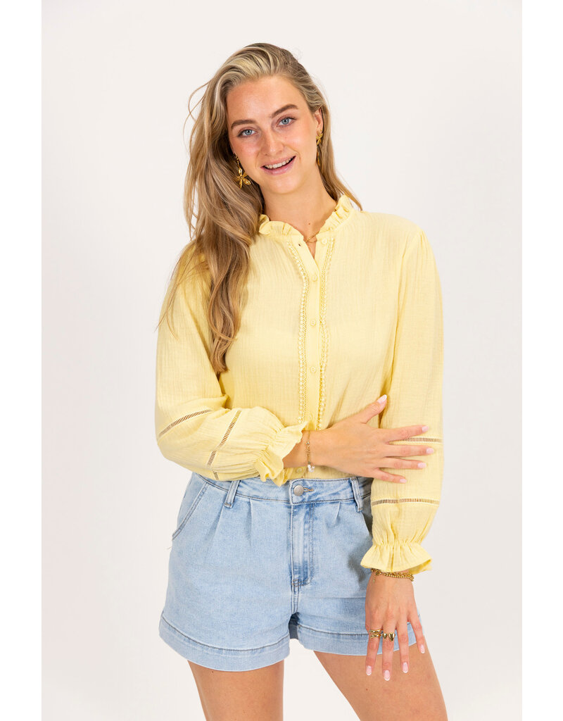 21Jewelz Mousseline blouse - geel