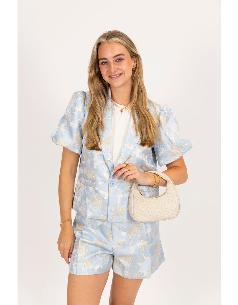 21Jewelz Bloemen short - blauw