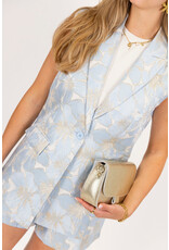 21Jewelz Bloemen gilet - blauw