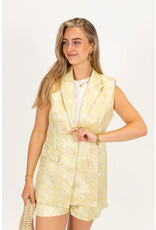 21Jewelz Bloemen gilet - geel