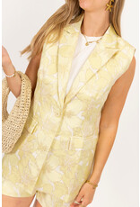 21Jewelz Bloemen gilet - geel