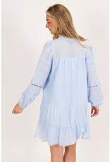 21Jewelz Jurkje met ruffles en open details - blauw