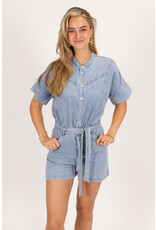 21Jewelz Denim playsuit met ceintuur