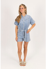 21Jewelz Denim playsuit met ceintuur