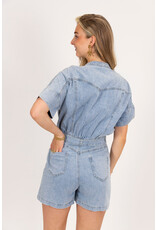 21Jewelz Denim playsuit met ceintuur