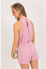 21Jewelz Halter playsuit met open rug - roze